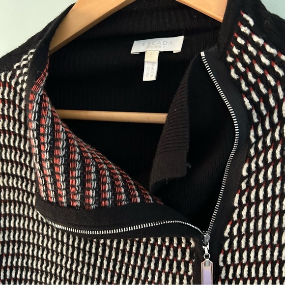 Escada Sport Off-Center Front Zip Cardigan. Size Large. - Picture 7 of 11